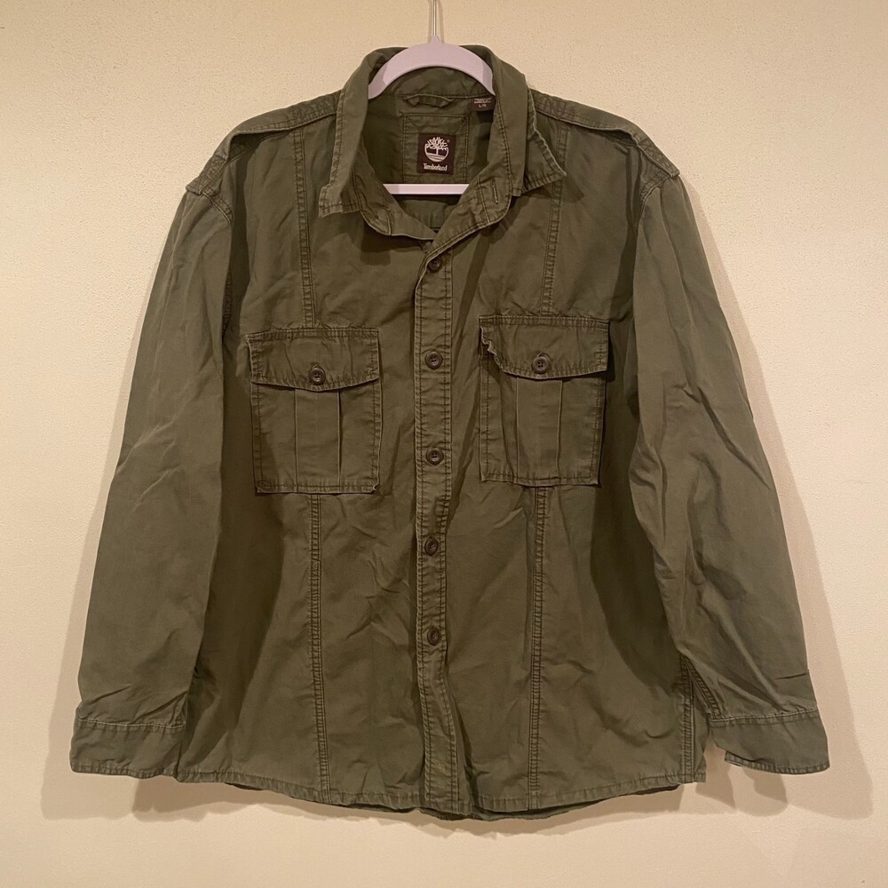 Timberland Olive Green Military Field Jacket